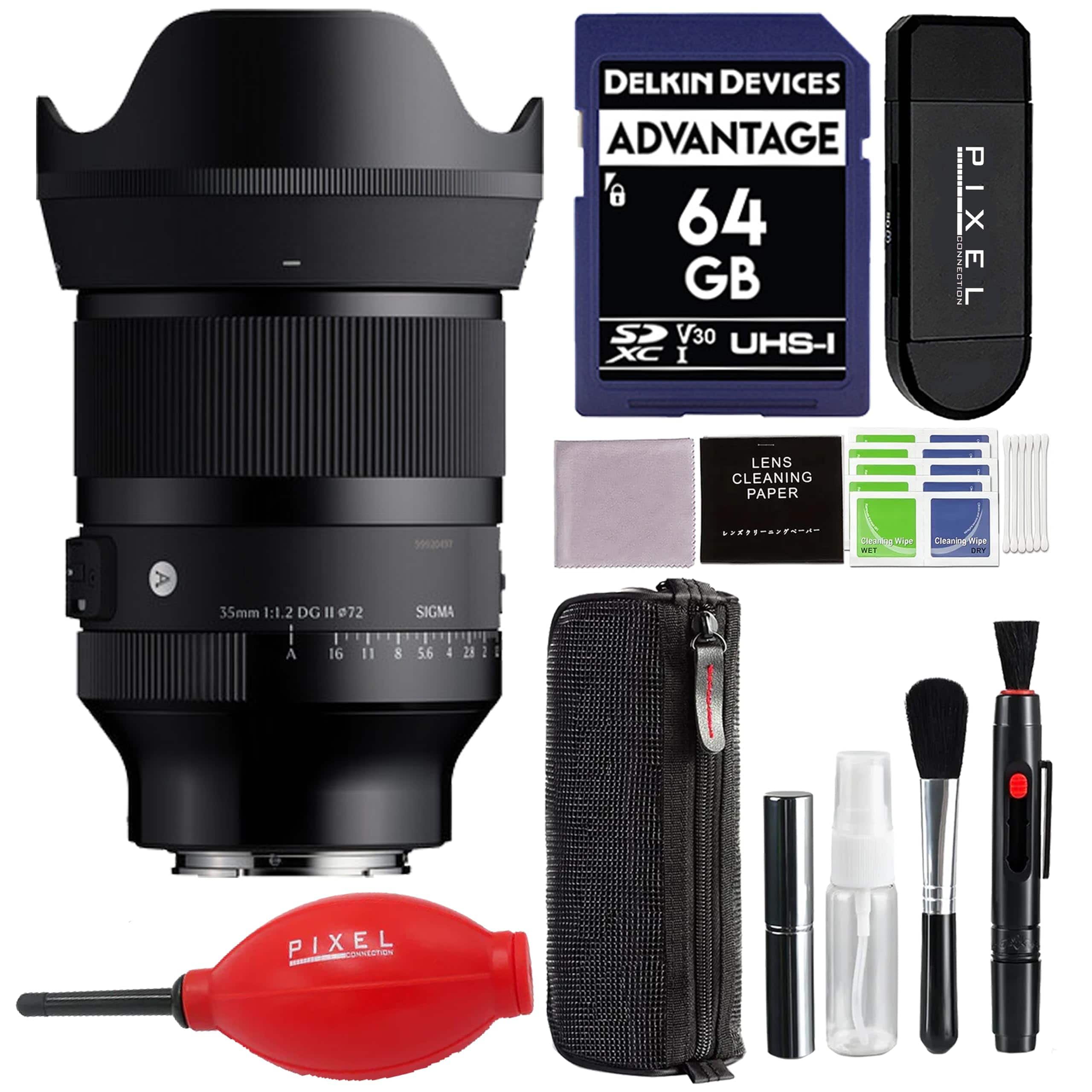 Sigma - 35mm f/1.2 DG II Art Lens for Sony E with Advanced Accessory and Travel Bundle | 370965 | 35mm Lens for Sony E price history on PriceWatchPro