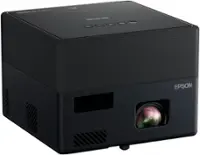 Epson - EpiqVision Mini EF12 Smart Streaming Laser Projector (Refurbished) - Black - Front_Zoom