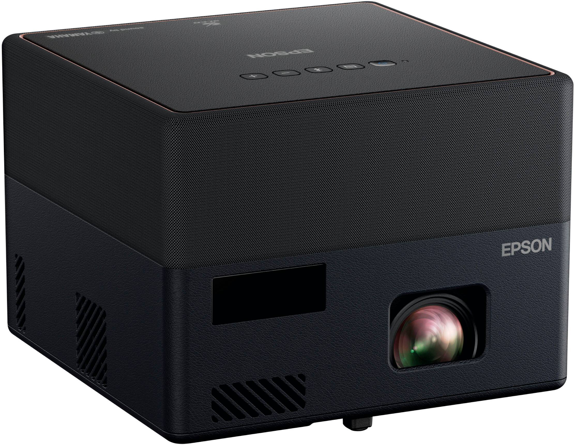 Epson - EpiqVision Mini EF12 Smart Streaming Laser Projector (Refurbished) - Black