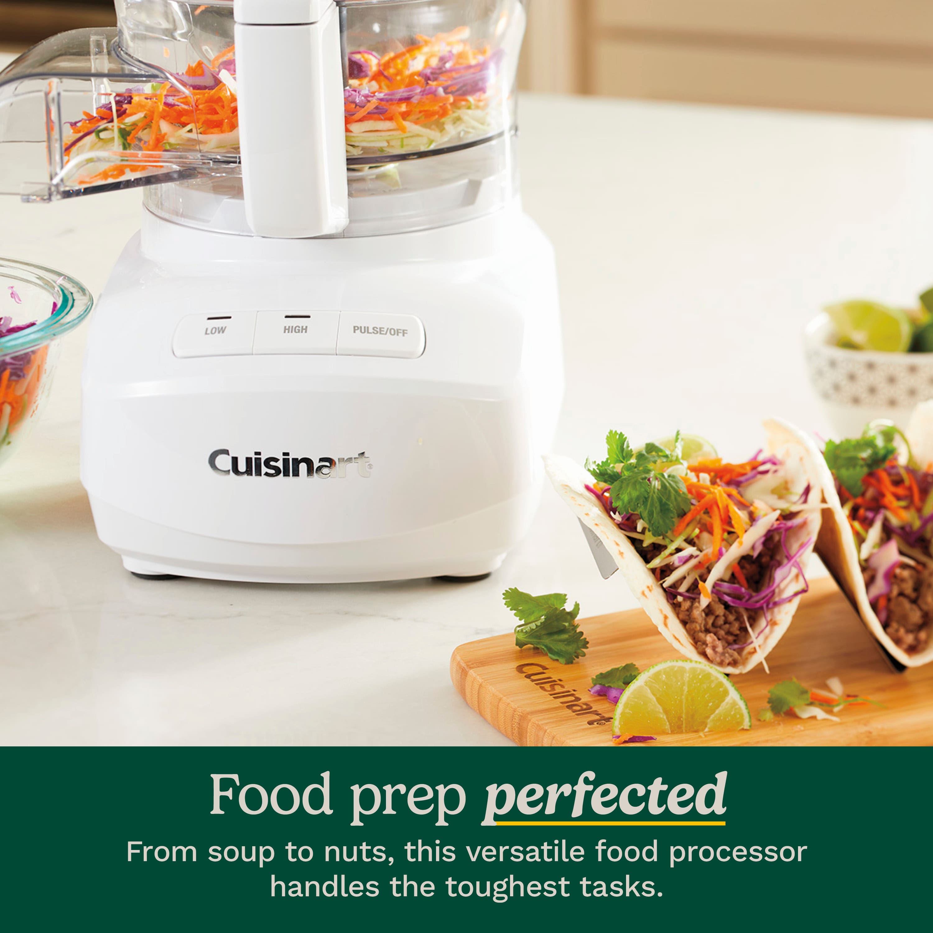 Food prep perfected: From soup to nuts, this versatile food processor handles the toughest tasks.