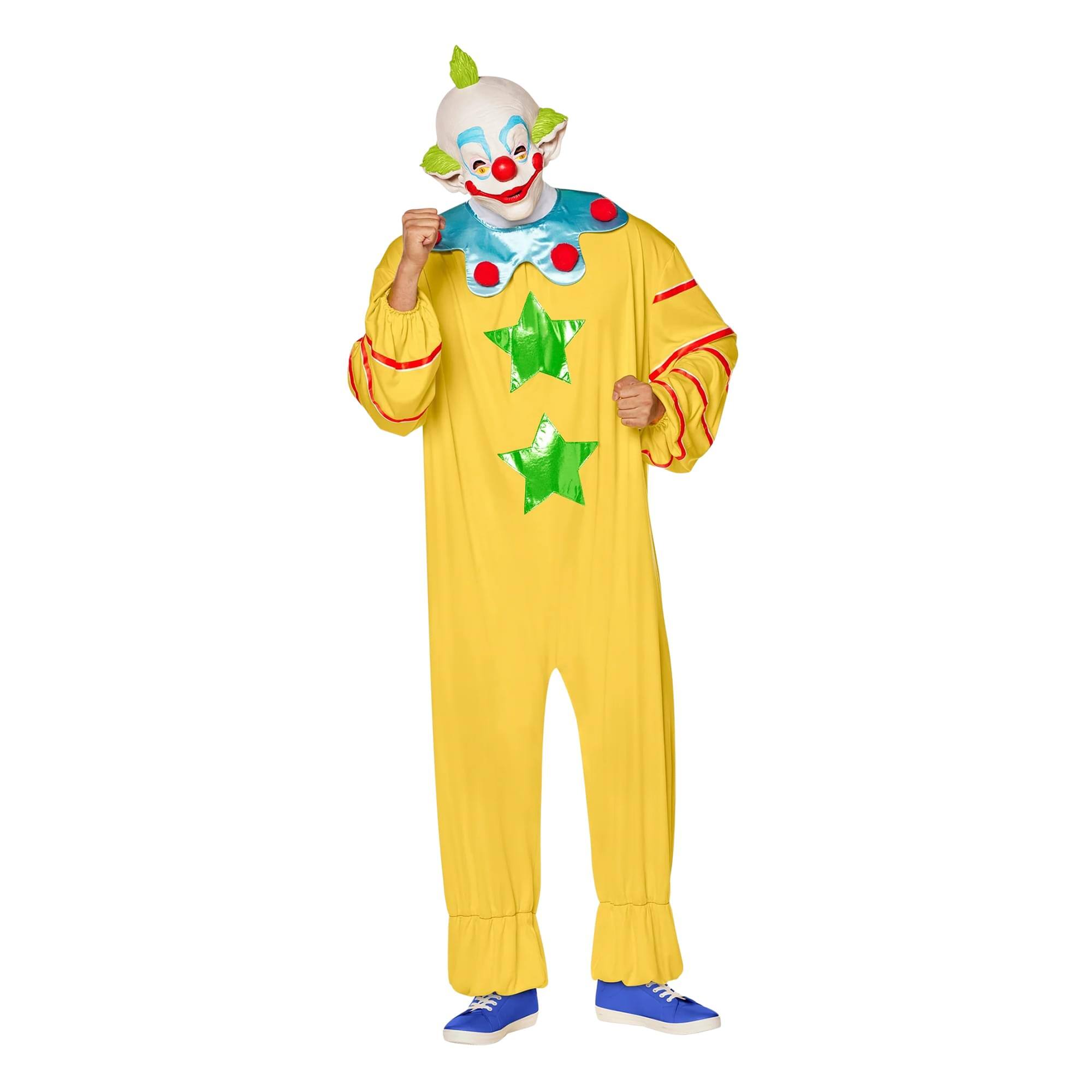 Front. InSpirit Designs - Killer Klowns Shorty Adult Costume | S - Yellow.
