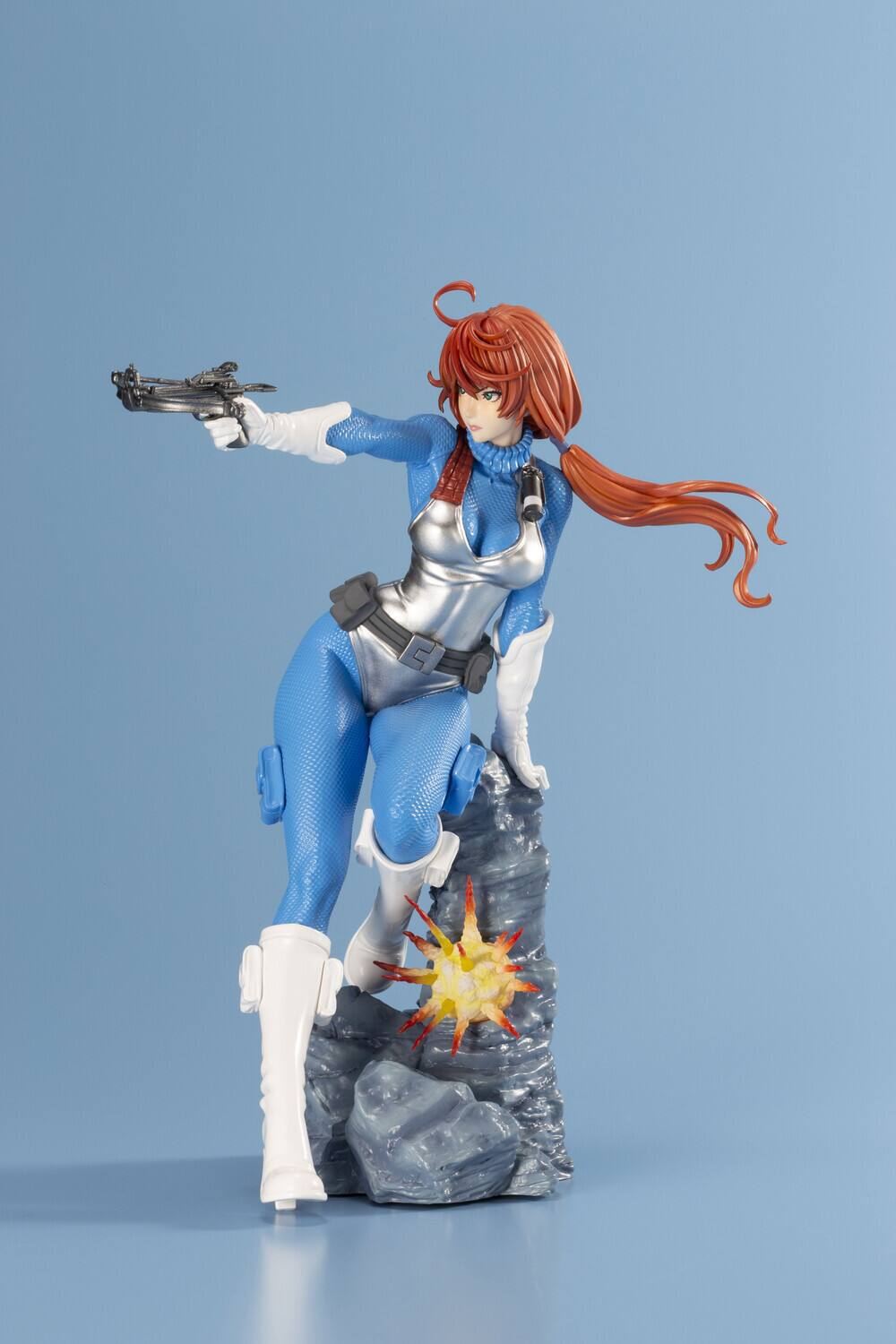 Alt View 1. PopMarket - Kotobukiya G.I. Joe: Scarlett Sky-Blue Color Bishoujo Statue   - COLLECTIBLES - Multicolor.