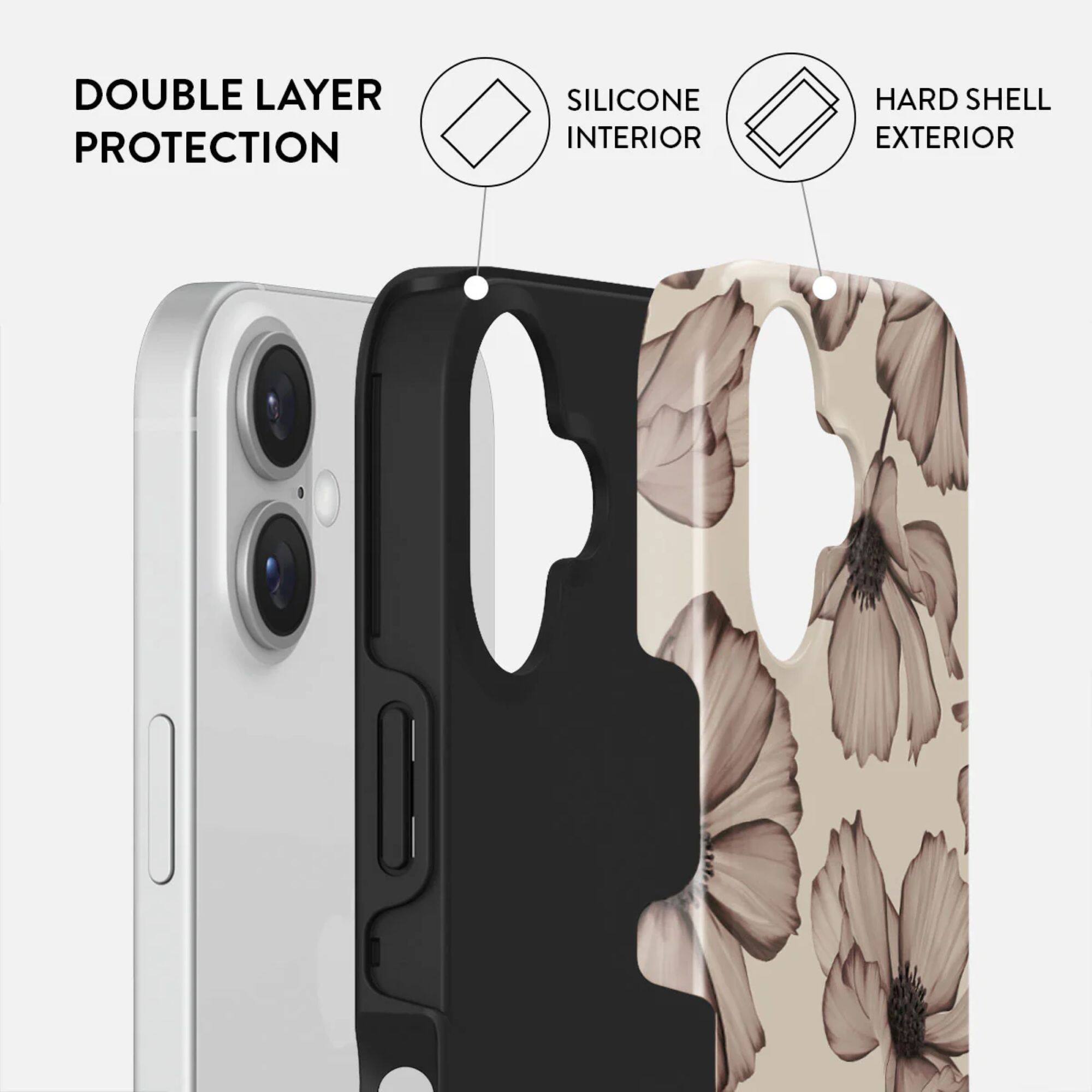 DOUBLE LAYER PROTECTION  
SILICONE INTERIOR  
HARD SHELL EXTERIOR