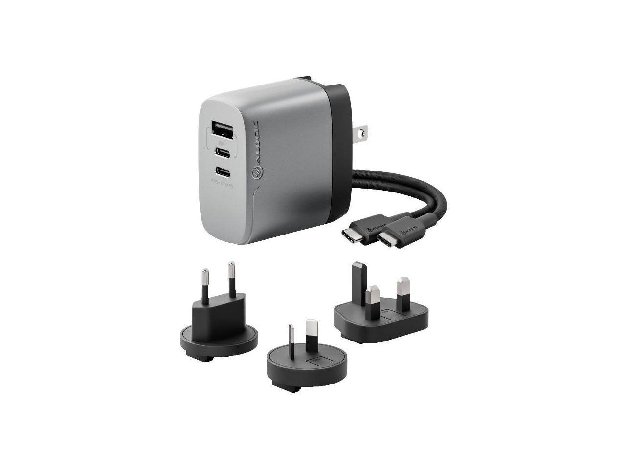 Front. Alogic - 3X67 Rapid Power 67W Multi-Country GaN Charger.