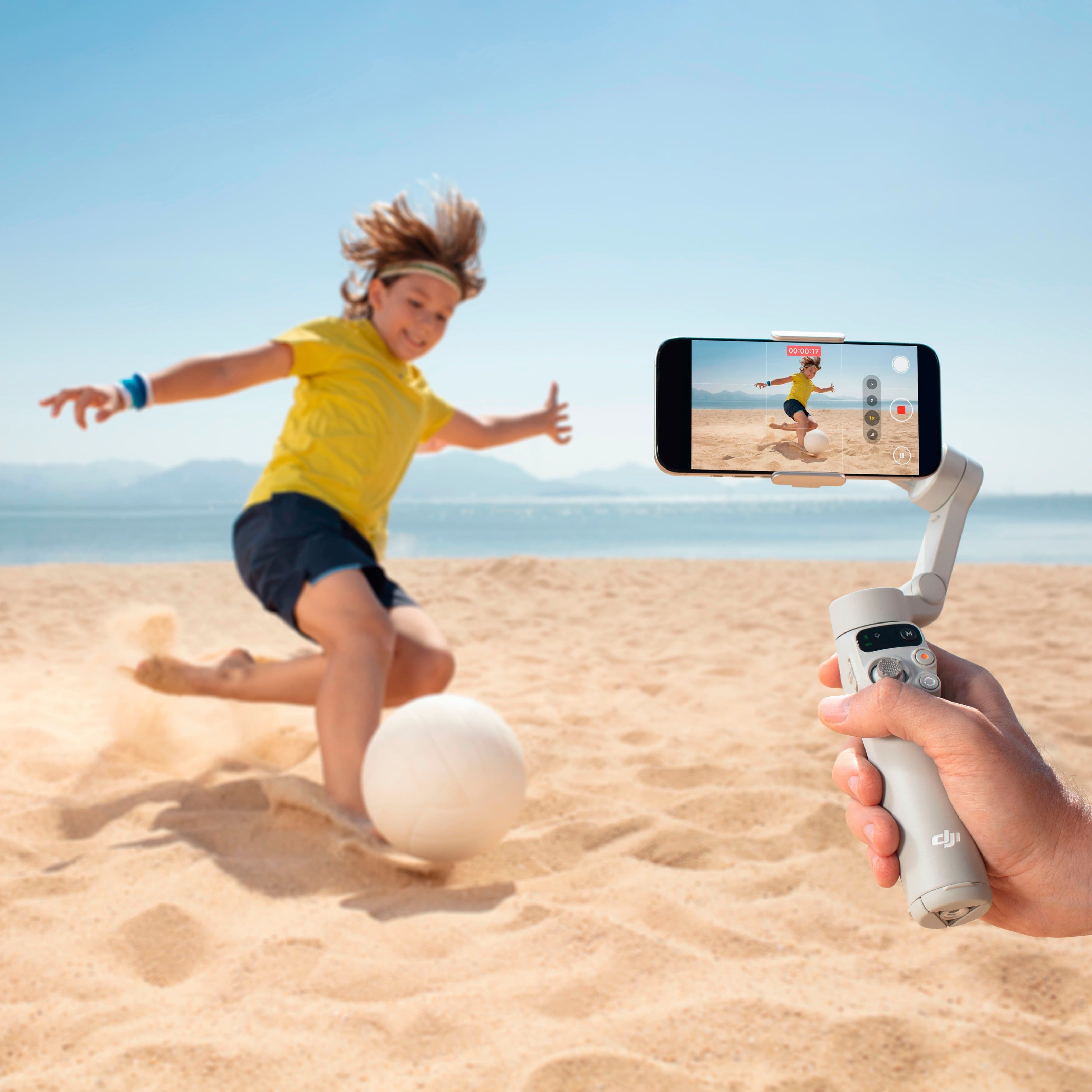 Alt View 5. DJI - Osmo Mobile 7 Smartphone 3-Axis Gimbal Stabilizer - Gray.