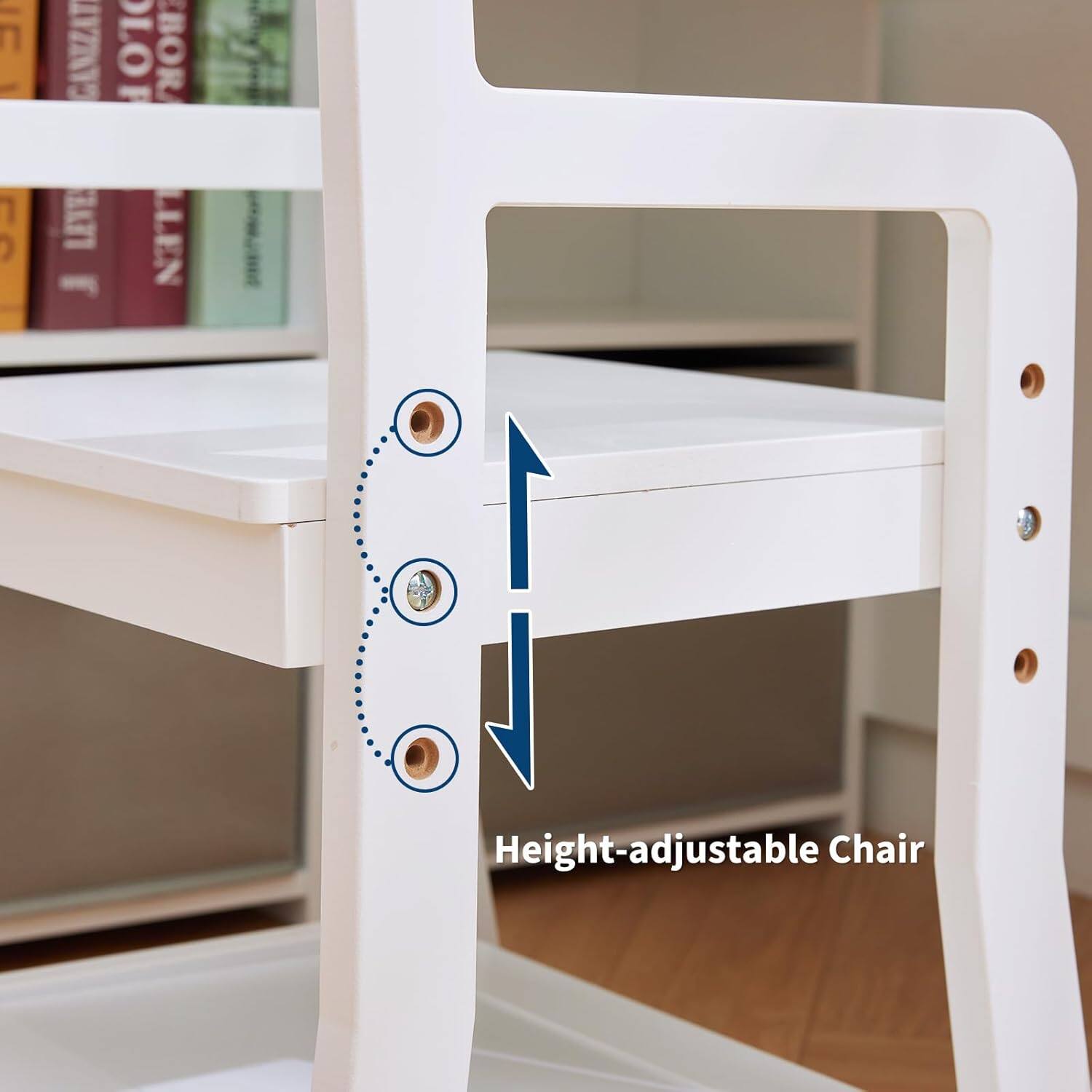 3 GANIZAT 1 BOR - LEVE LLEN 1 I I Height-adjustable Chair