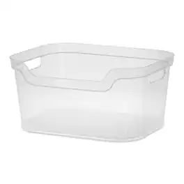 Sterilite - 7 x 11 x 14.25 Inch Open Storage Bin w/ Carry Handles, (24 Pack) - Clear