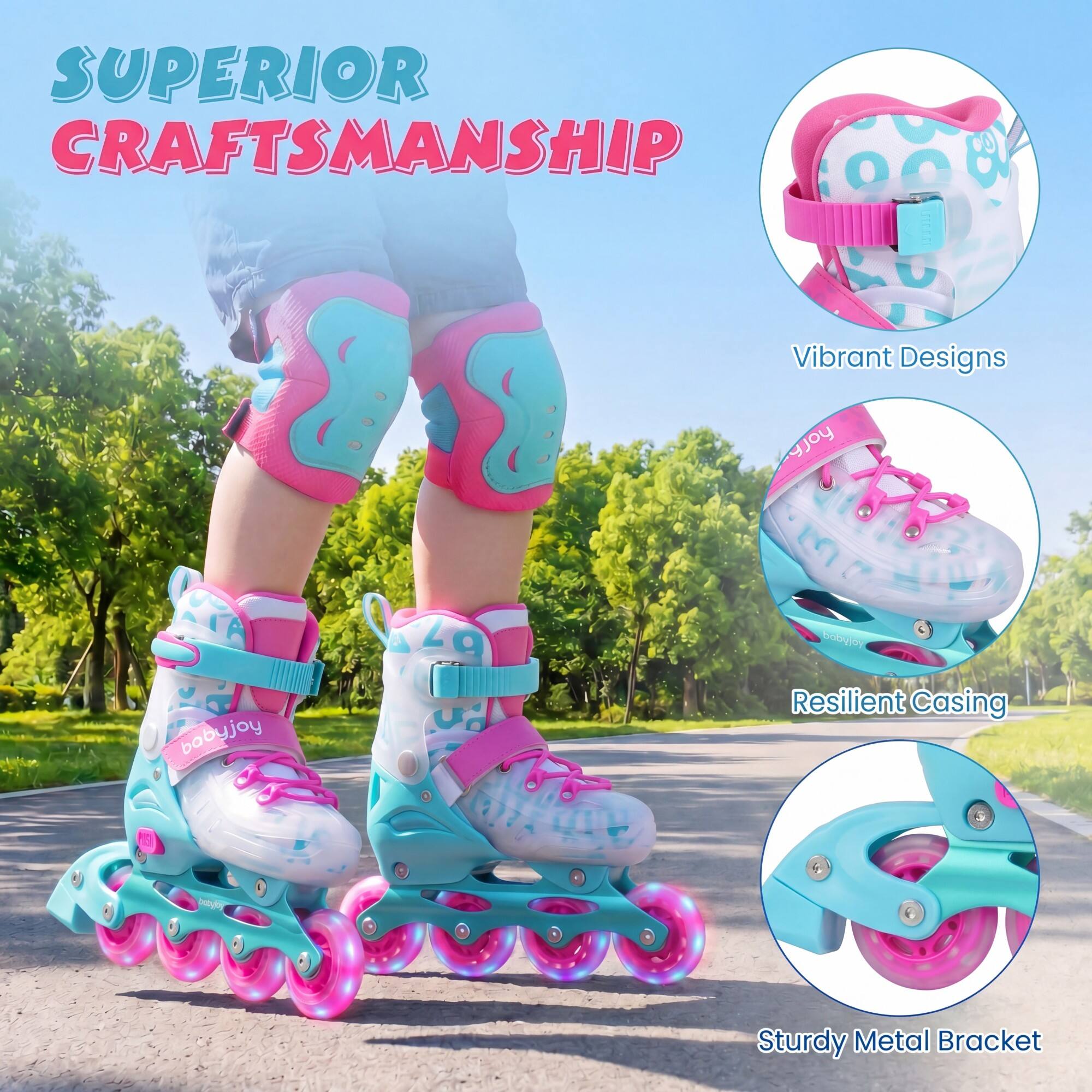 SUPERIOR CRAFTSMANSHIP  
Vibrant Designs  
Resilient Casing  
Sturdy Metal Bracket