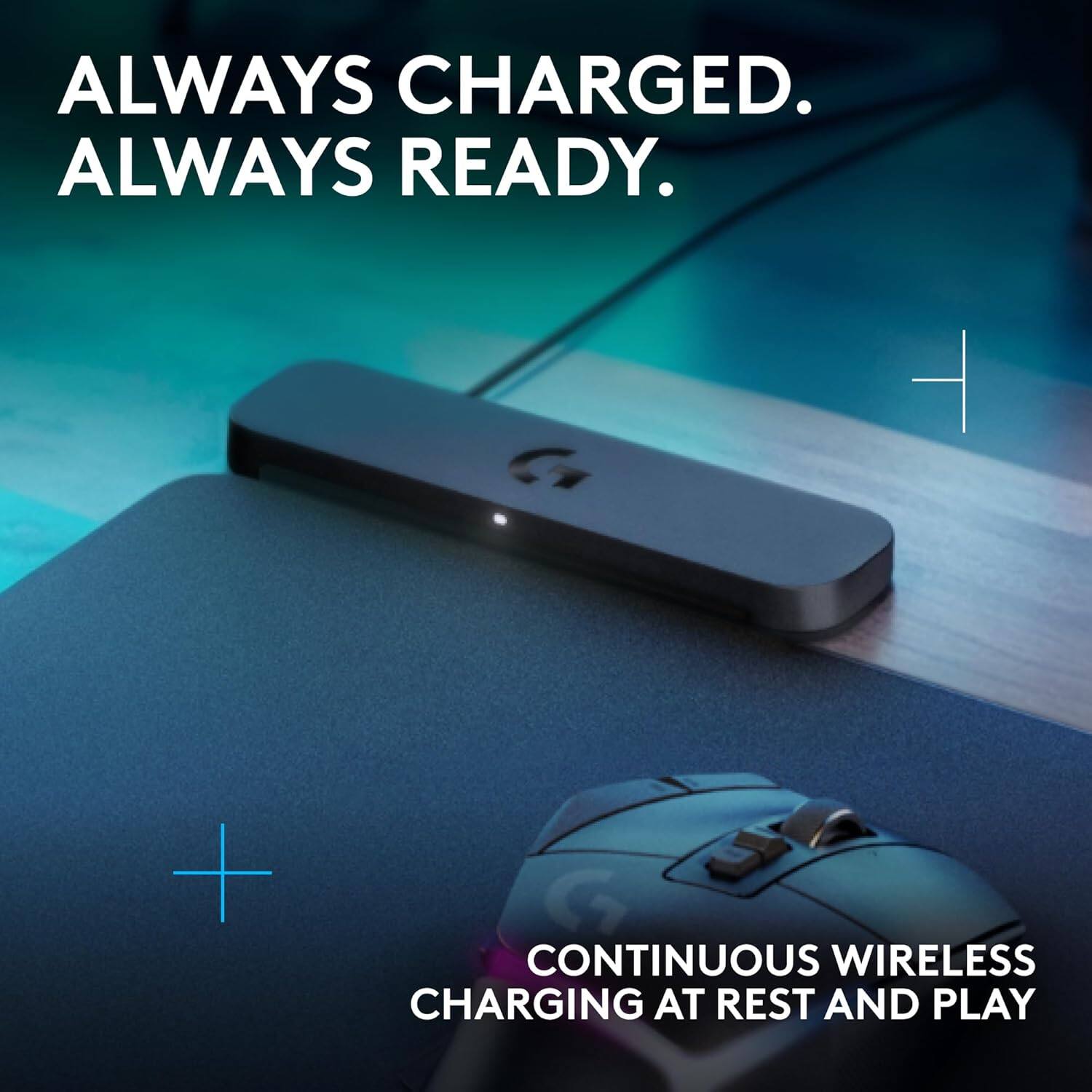 ALWAYS CHARGED. ALWAYS READY.

CONTINUOUS WIRELESS CHARGING AT REST AND PLAY