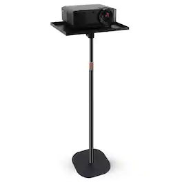 5 CORE - Projector Stand Floor Adjustable 53" Universal Projectors Support for Home Office & Studio - Black