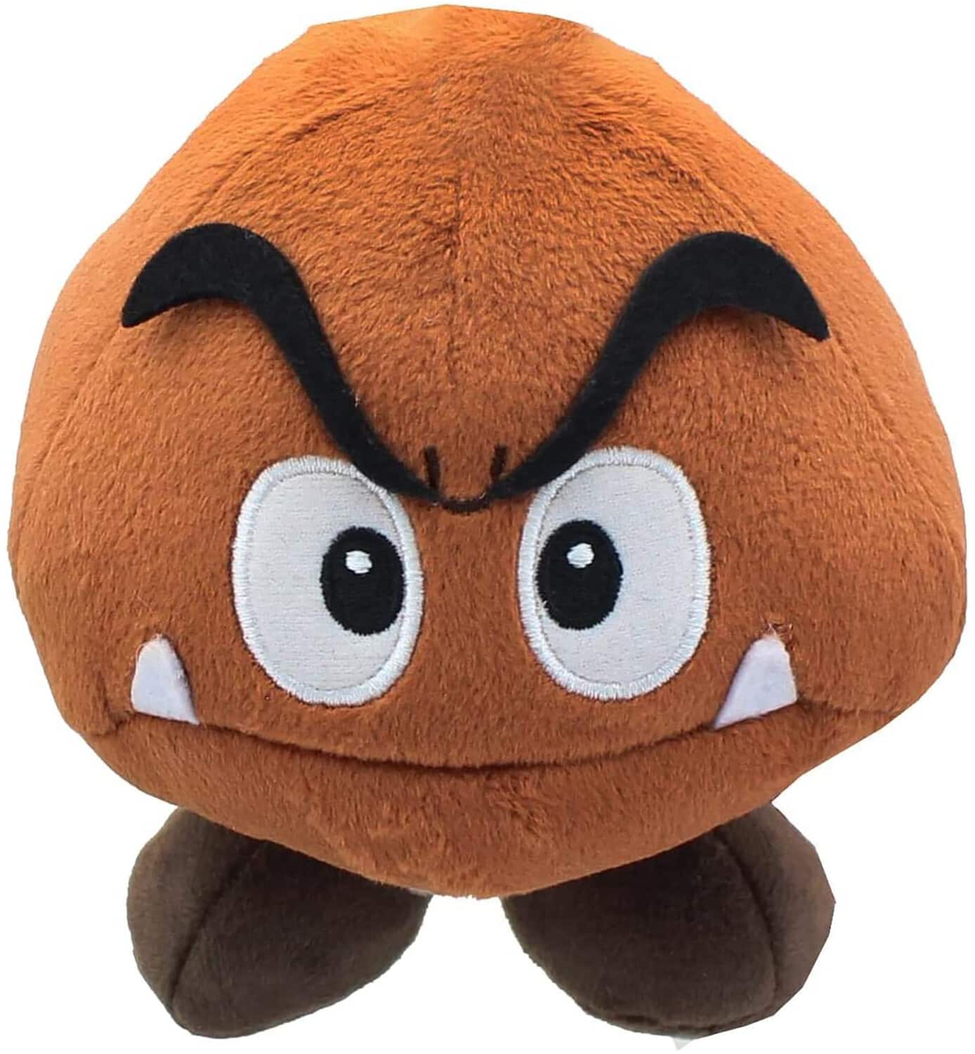 Front. Little Buddy - Little Buddy Super Mario Bros. Goomba 6" Plush - Multicolor.
