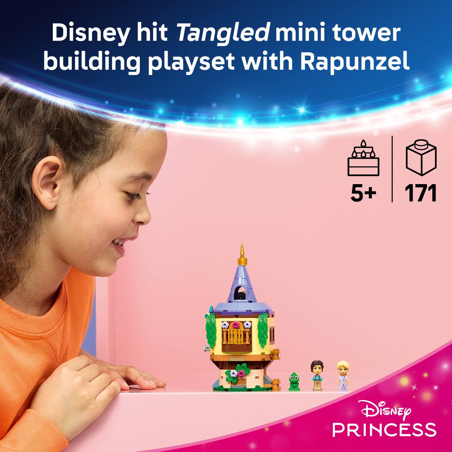 Disney hit Tangled mini tower building playset with Rapunzel  
5+ 171  
Disney PRINCESS