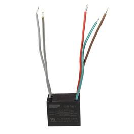 HQRP - Ceiling Fan Motor Capacitor 4/2.5/4 uF, 5-Wire, 250 VAC, CBB61 for Harbor Breeze