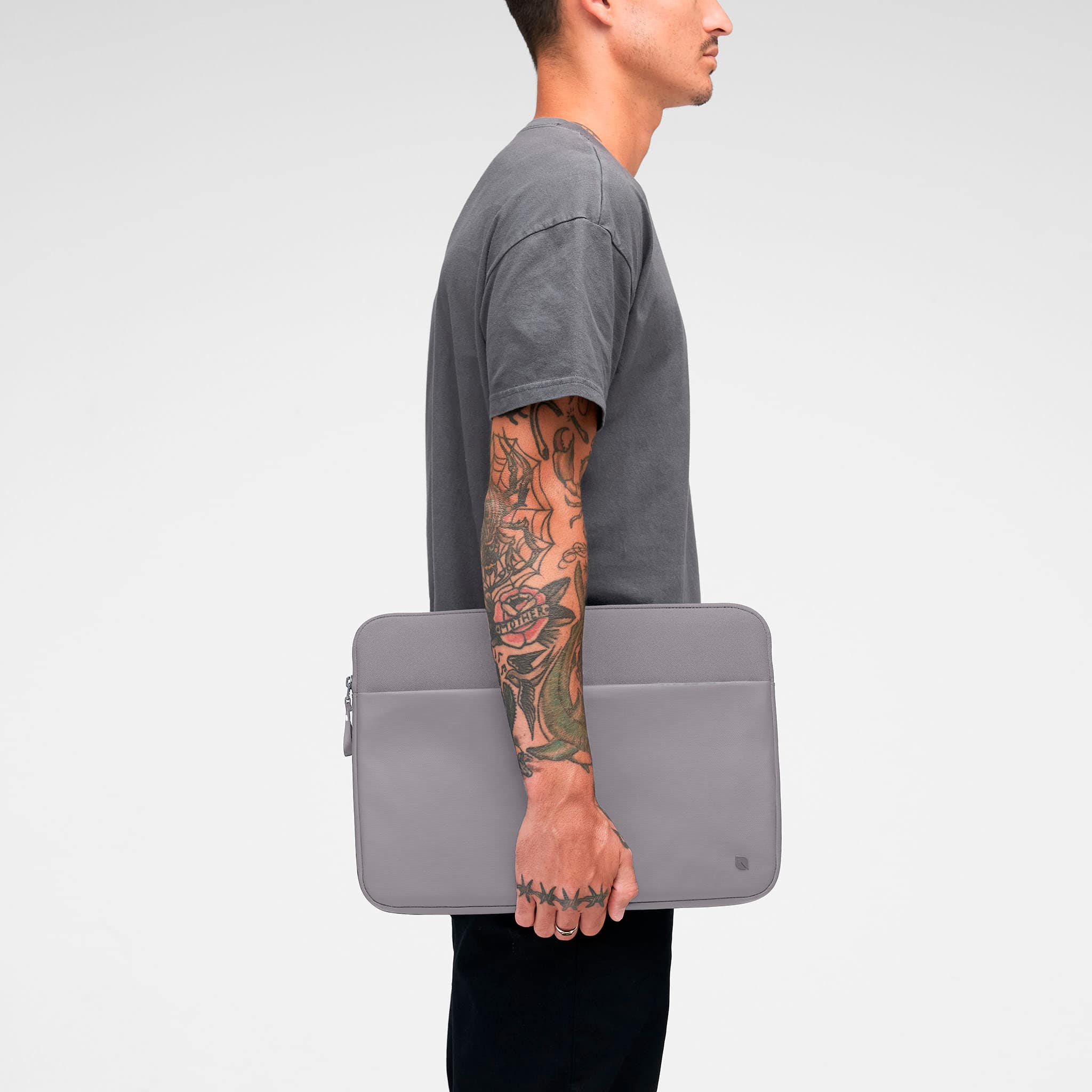 Alt View 10. Incase - A.R.C. Sleeve for 14" Laptop - Gray.