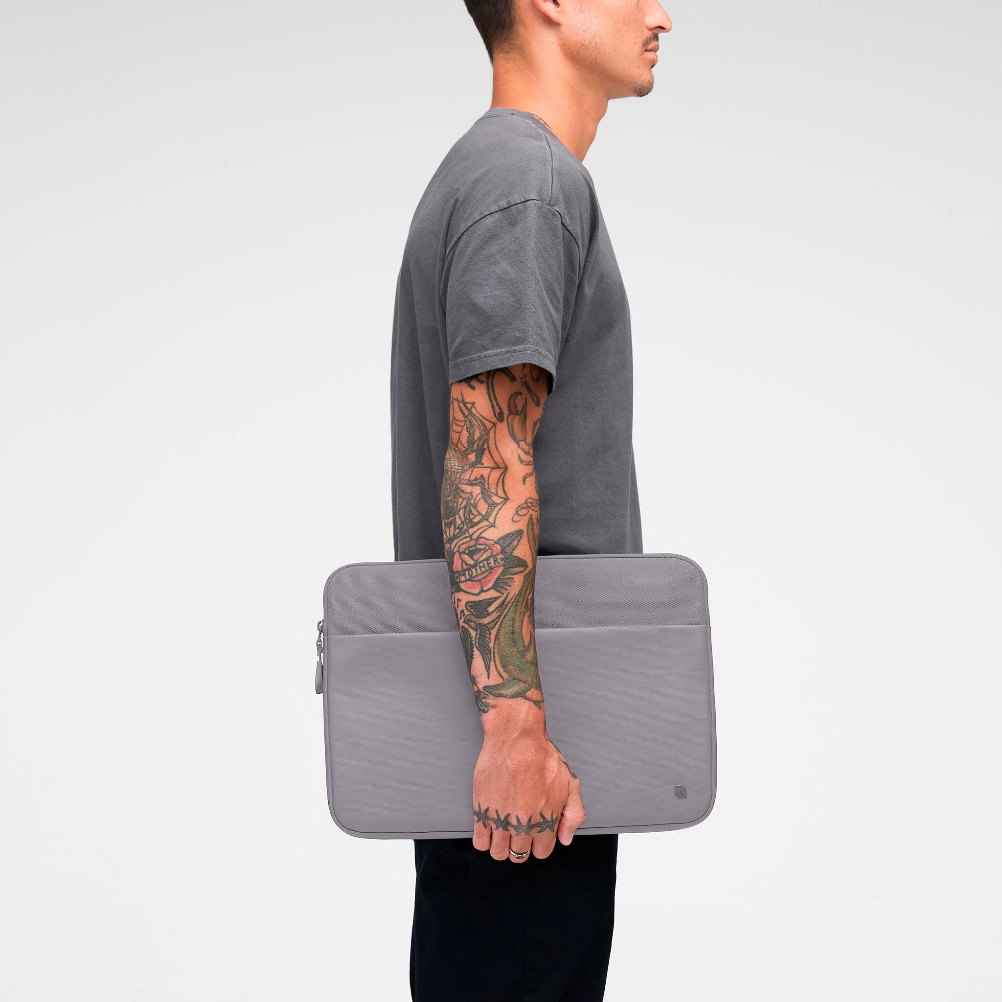 Alt View 10. Incase - A.R.C. Sleeve for 14" Laptop - Gray.