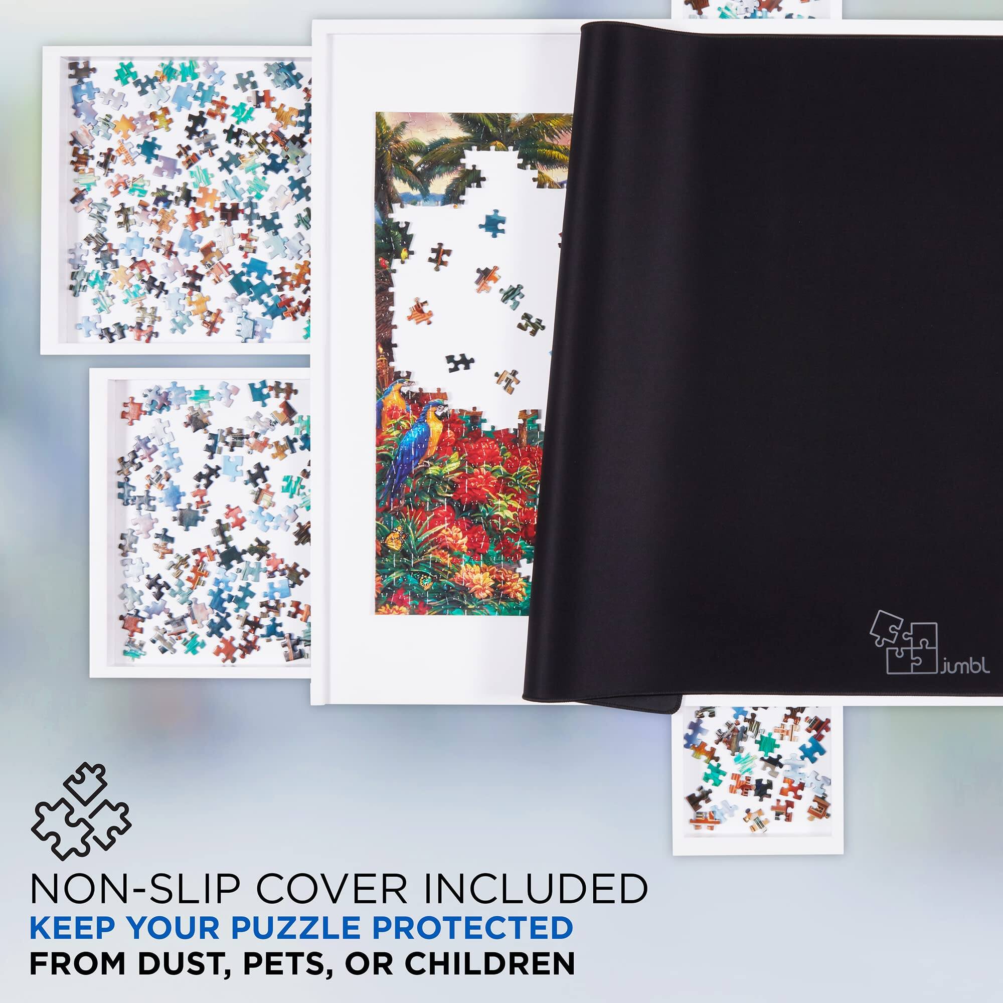jumbl NON-SLIP COVER INCLUDED KEEP YOUR PUZZLE PROTECTED FROM DUST, PETS, OR CHILDREN