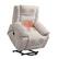 Left. Bestier - Living Room Bedroom Power Lift Recliner Chair with Massage Modern Reclining Chair - White.