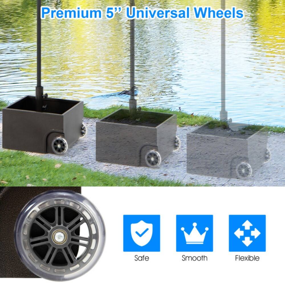 Premium 5" Universal Wheels

Safe, Smooth, Flexible