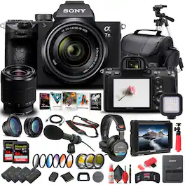 Sony - Alpha a7 III Mirrorless Camera W/ 28-70mm Lens ILCE7M3K/B Pro Bundle (International Version)