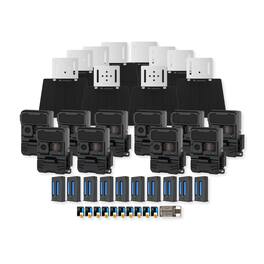 Yellowstone - Y2 Black Wide Bundle with Solar Panels and Accessories (10-Pack)