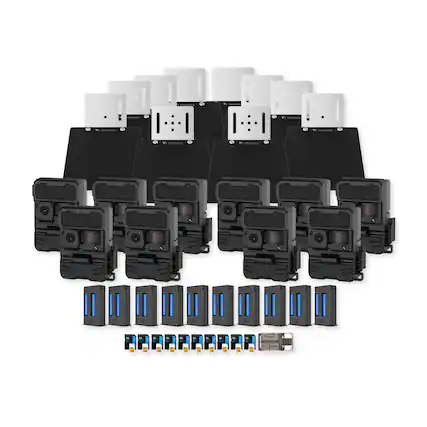 Front. Yellowstone - Yellowstone Y2 Black Wide Bundle with Solar Panels and Accessories (10-Pack).