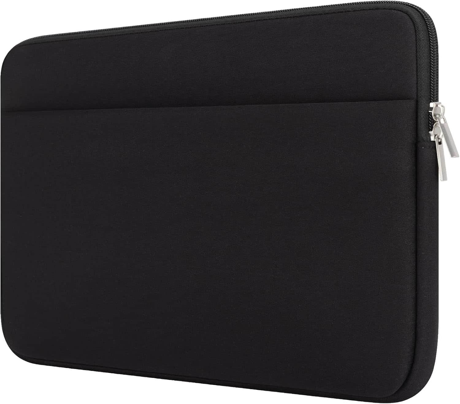Core Tech - 15-16-Inch Padded Laptop Sleeve with Front Accessory Pocket and Double Zipper - Black