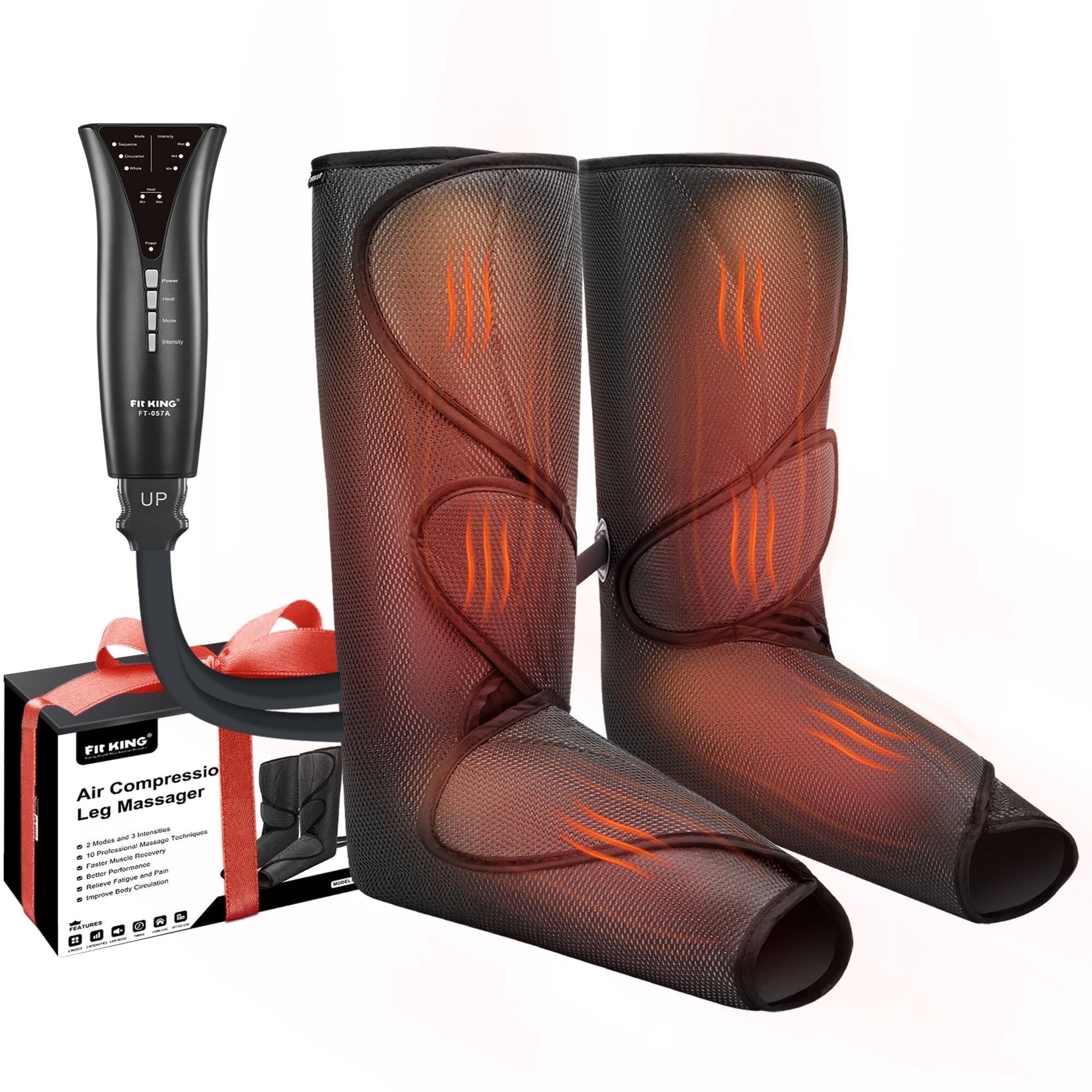 Fibristy  
FIR KING FT-057A  
UP  
FIT KING Air Compression Leg Massager  
1 Interation Techniques  
J MAN stassage of at Professional Regosmy  
Muscle Better Performande are Pain Retique Fatigue Creviation D BACY  
improve FEATURES