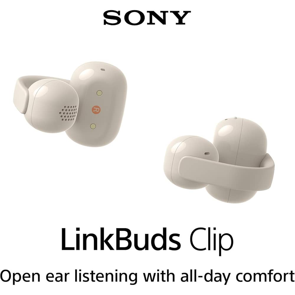 SONY LinkBuds Clip WF-LC900/CZ ホワイト Sony LinkBuds Clip Truly Wireless Open Earbuds WFLC900/C + 1 Year