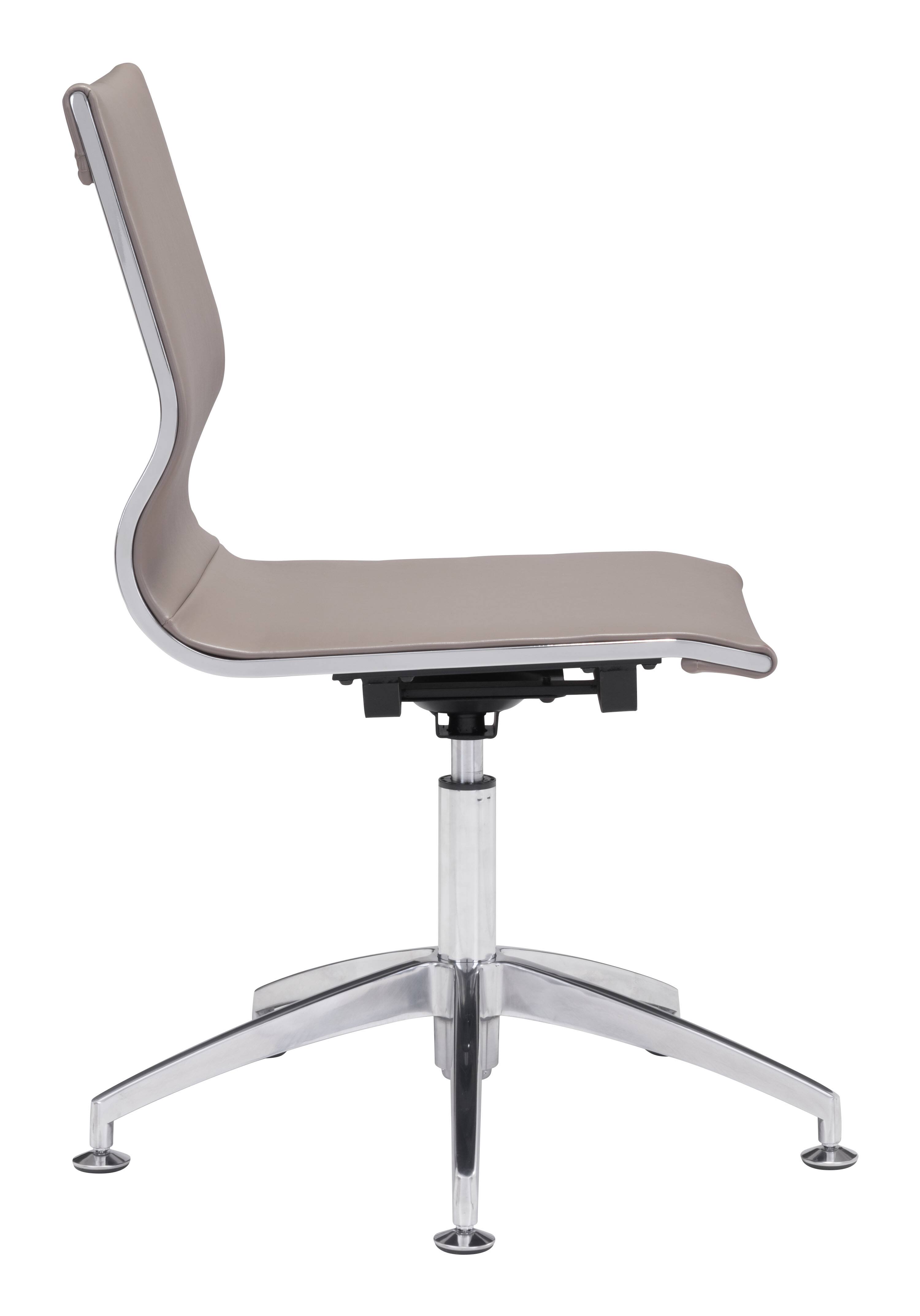 Back. Hivvago - Glider Conference Chair Taupe - Taupe.