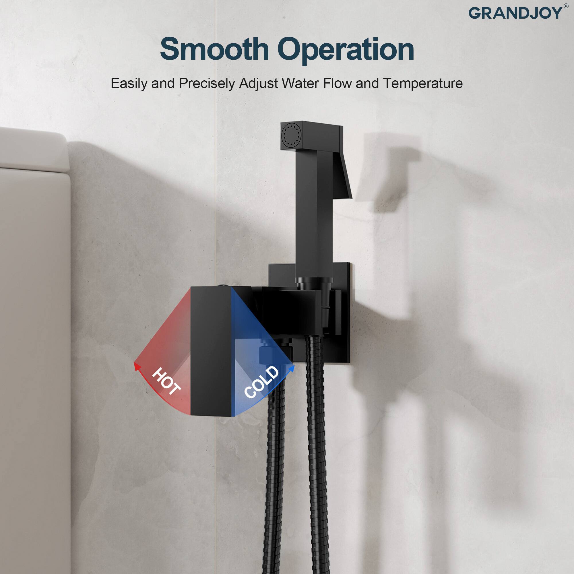 GRANDJOY

Smooth Operation

Easily and Precisely Adjust Water Flow and Temperature

HOT COLD