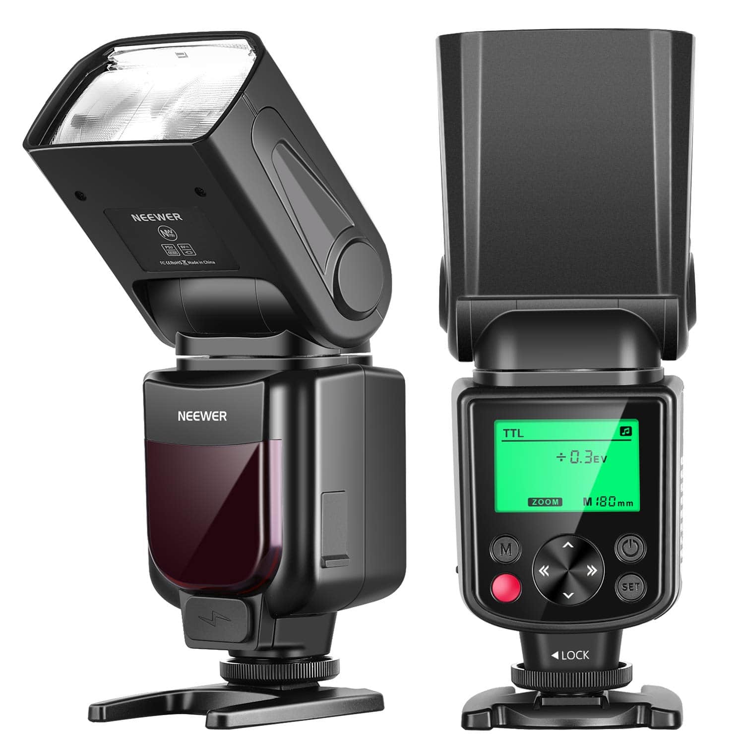 Neewer - TTL Camera Flash for Nikon - with LCD Screen Compatible with D750, D850, D500 & More DSLRs
