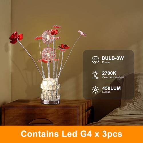 BULB-3W  
Power  
2700K Color temperature  
450LUM Lumen  
Contains Led G4 x 3pcs