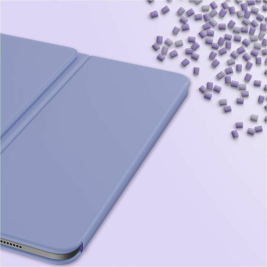 Alt View 1. Logitech - Logitech Flip Folio Keyboard/Cover Case (Folio) for 11" Apple iPad Pro 11 (2024), iPad Air 11 (2024), iPad Air (5th - Purple.