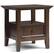 Front. Simpli Home - Amherst End Table - Natural Aged Brown.