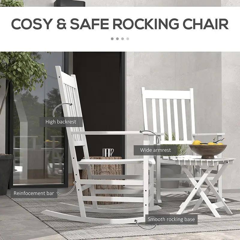 COSY & SAFE ROCKING CHAIR

- High backrest
- Wide armrest
- Reinforcement bar
- Smooth rocking base