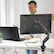 Alt View 3. j5create - Ergonomic Monitor Desk Mount for Most 17” -32” Monitors - Black.