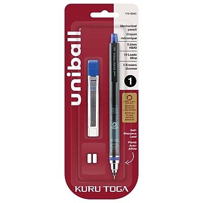 Uniball
KURU TOGA
Mechanical Pencil
Crayon Mécanique
0.5mm HB#2
10 Leads
10 Mines
10 TDGA
2 Erasers
2 Gommes
Auto-Sharpens
Pimo Auto
Sell-Sharpens
Lame Auto