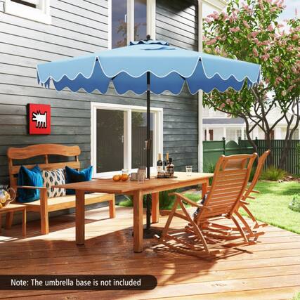 Note: The umbrella base is not included