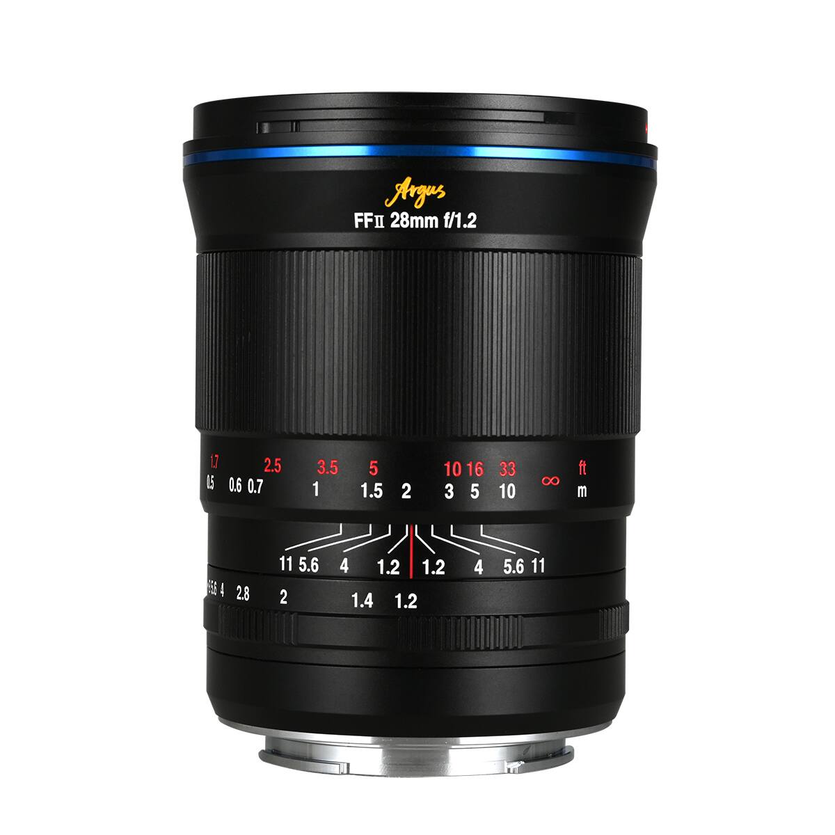 Argus FF II 28mm f/1.2

1.7 2.5 3.5 5 10 16 3 5 33 ∞ ft m

0.5 0.6 0.7 1 1.5 2

11 5.6 4 1.2 1.2 1.4 1.2 4 5.6 11