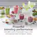 Powerful blending performance
With 800 watts of peak blending power and stainless steel Ice Sabre® blades