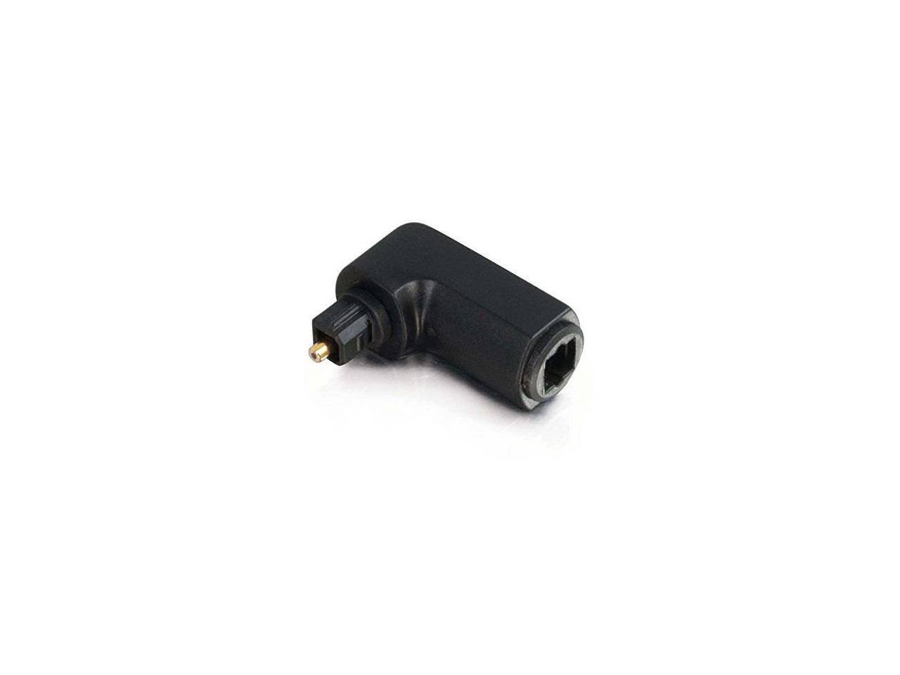 Alt View 3. Cables to Go - C2G 40016 VELOCITY™ RIGHT ANGLE TOSLINK® PORT SAVER ADAPTER.