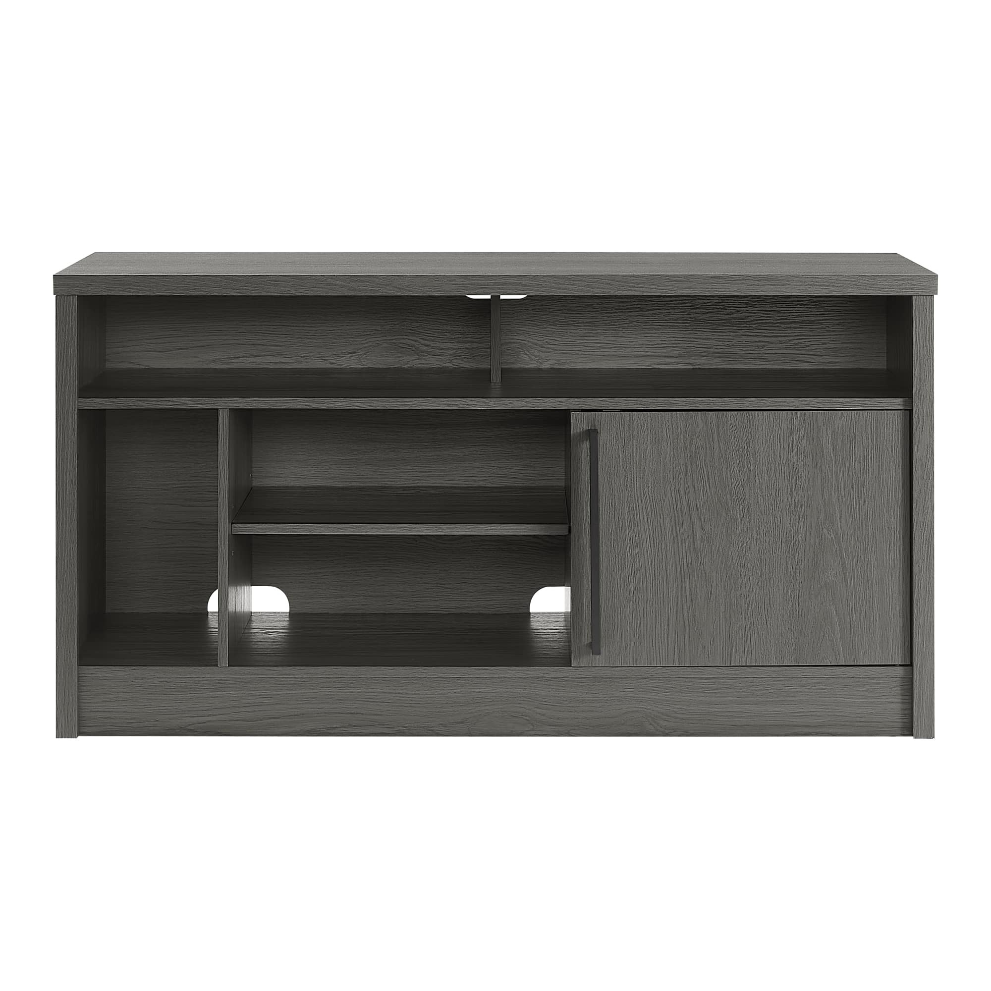 Insignia™ - TV Stand for Most TVs Up to 55” with Gaming Nook - Dark Gray - Front_Zoom