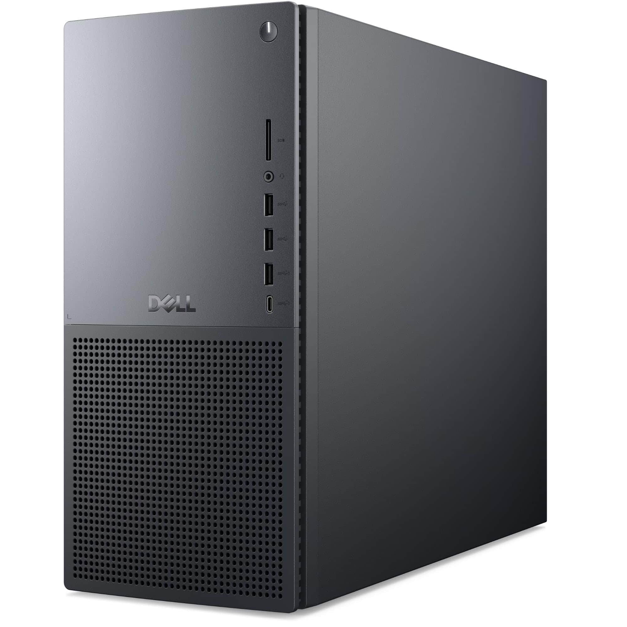 Dell - Tower Plus EBT2250 Desktop - Intel Core Ultra 7 265, 16GB DDR5, 1TB NVMe SSD + 2TB HDD, RTX 5060, Win 11 Pro - Black