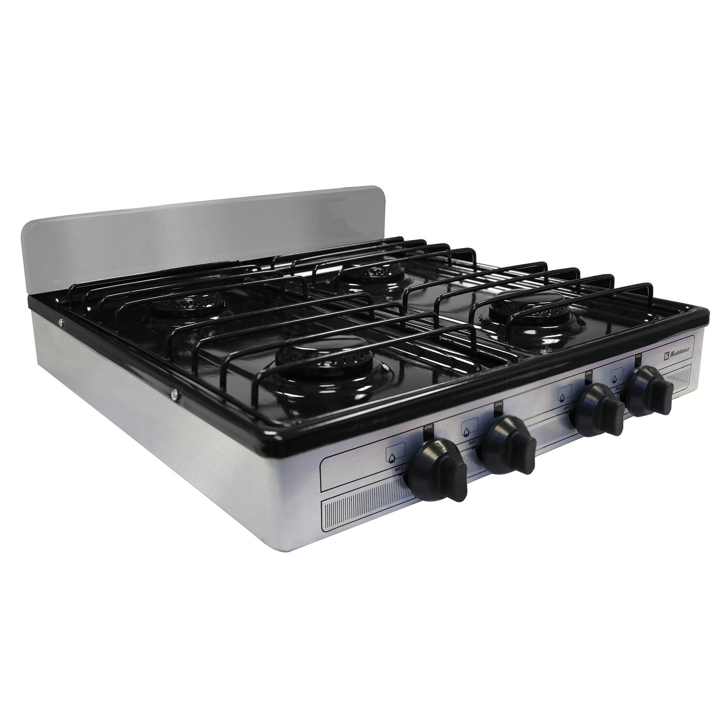 Alt View 1. Koblenz - Koblenz Outdoor 4-Burner Gas Stove Top Great for Camping and Tailgating.