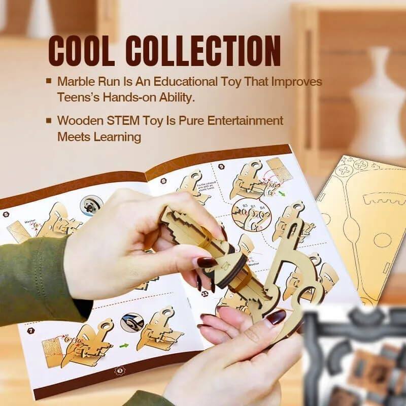 COOL COLLECTION

Marble Run Is An Educational Toy That Improves Teens's Hands-on Ability.
Wooden STEM Toy Is Pure Entertainment Meets Learning