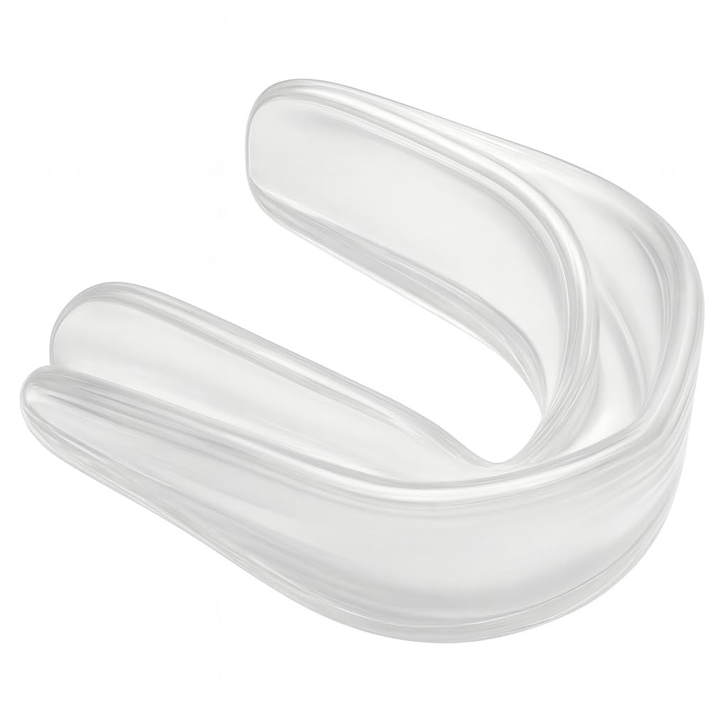 Alt View 2. Amber Sporting Goods - Breathable Boil & Bite MMA Mouth Guard for Boxing & Wrestling, Super Tough Combat Mouthpiece – Clear (Pack of 100) - Clear.