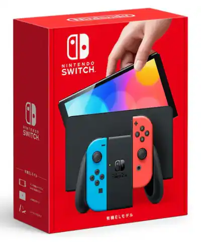 Switch OLED w/ Red & Blue Joy Con (Japan Spec) Nintendo Switch Switch OLED w/ Red & Blue Joy Con (Japan Spec) Nintendo Switch