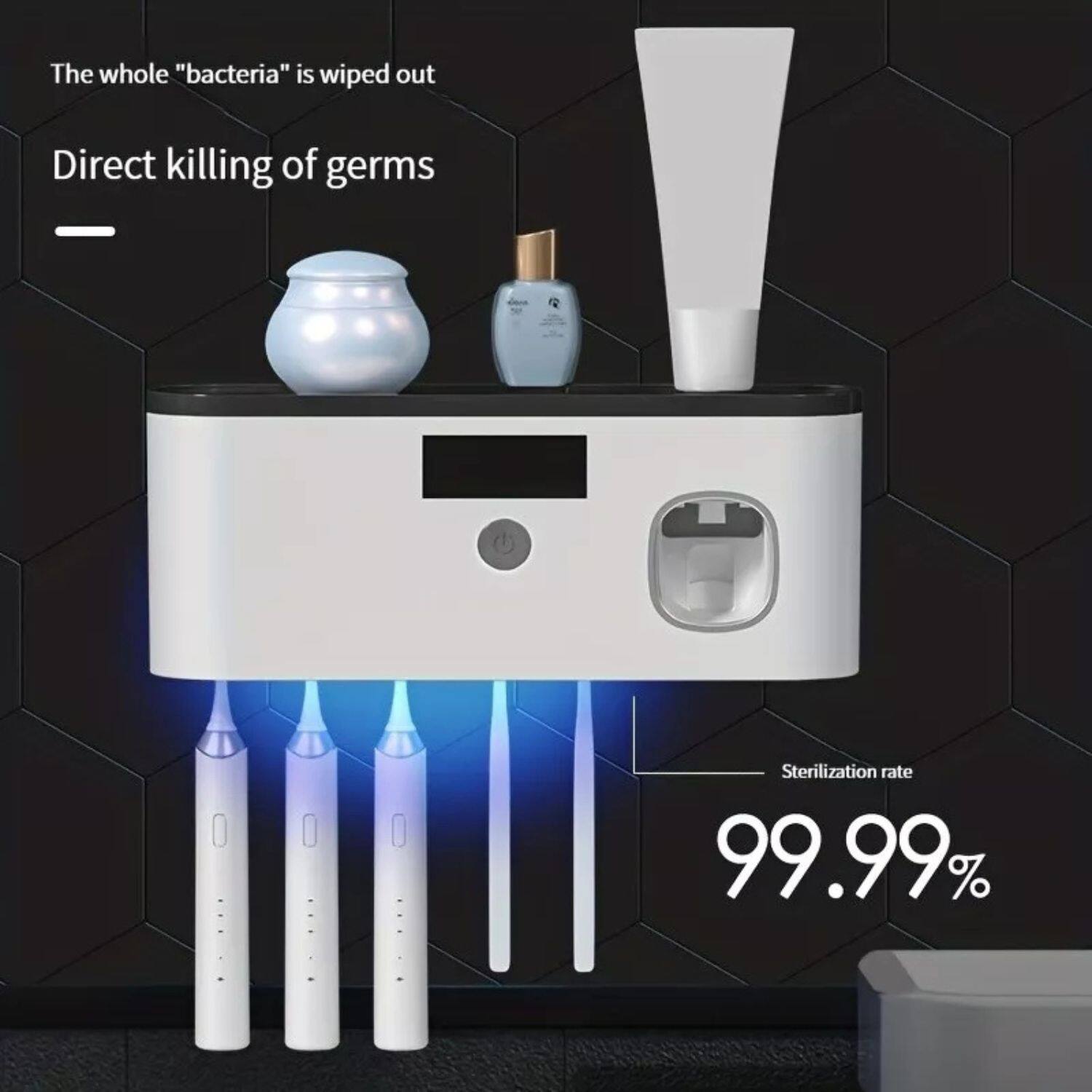 The whole "bacteria" is wiped out  
Direct killing of germs  
Sterilization rate: 99.99%