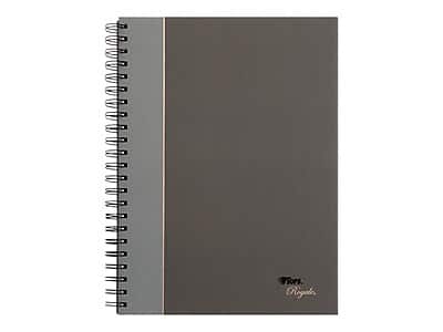 TOPS - Royale Professional Notebooks, 8.25" x 11.75", College Ruled, 96 Sheets, Gray/Silver - Black/Gray