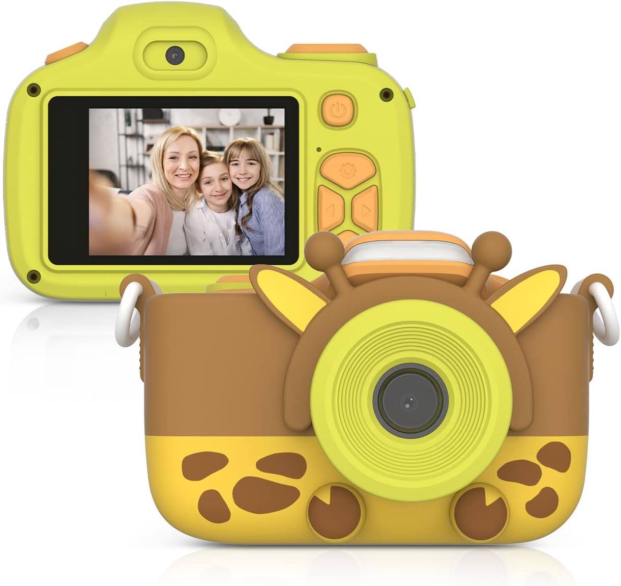 Angle. myFirst - Camera 3 - Kids Digital Camera 16MP 1080HD, Support MicroSD Card, Gift for Kids 3-12 - Yellow.